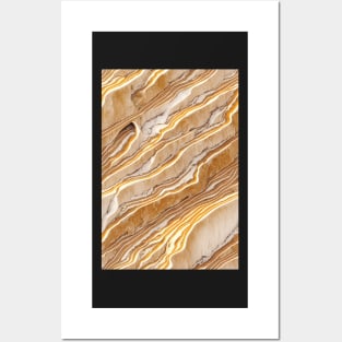 Travertine Stone Pattern Texture #2 Posters and Art
